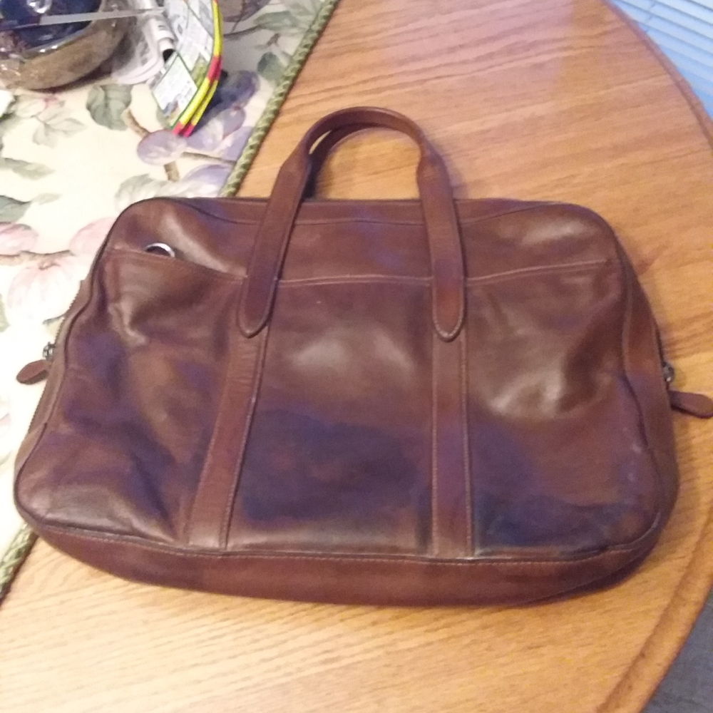 Coach Men's 72266 Metro Laptop/Briefcase Leather - Picture 7 of 8